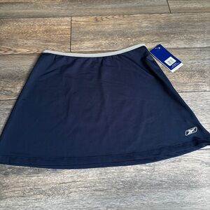 NWT Reebok Navy Blue Short Athletic Skirt Moisture Wicking Sz Medium